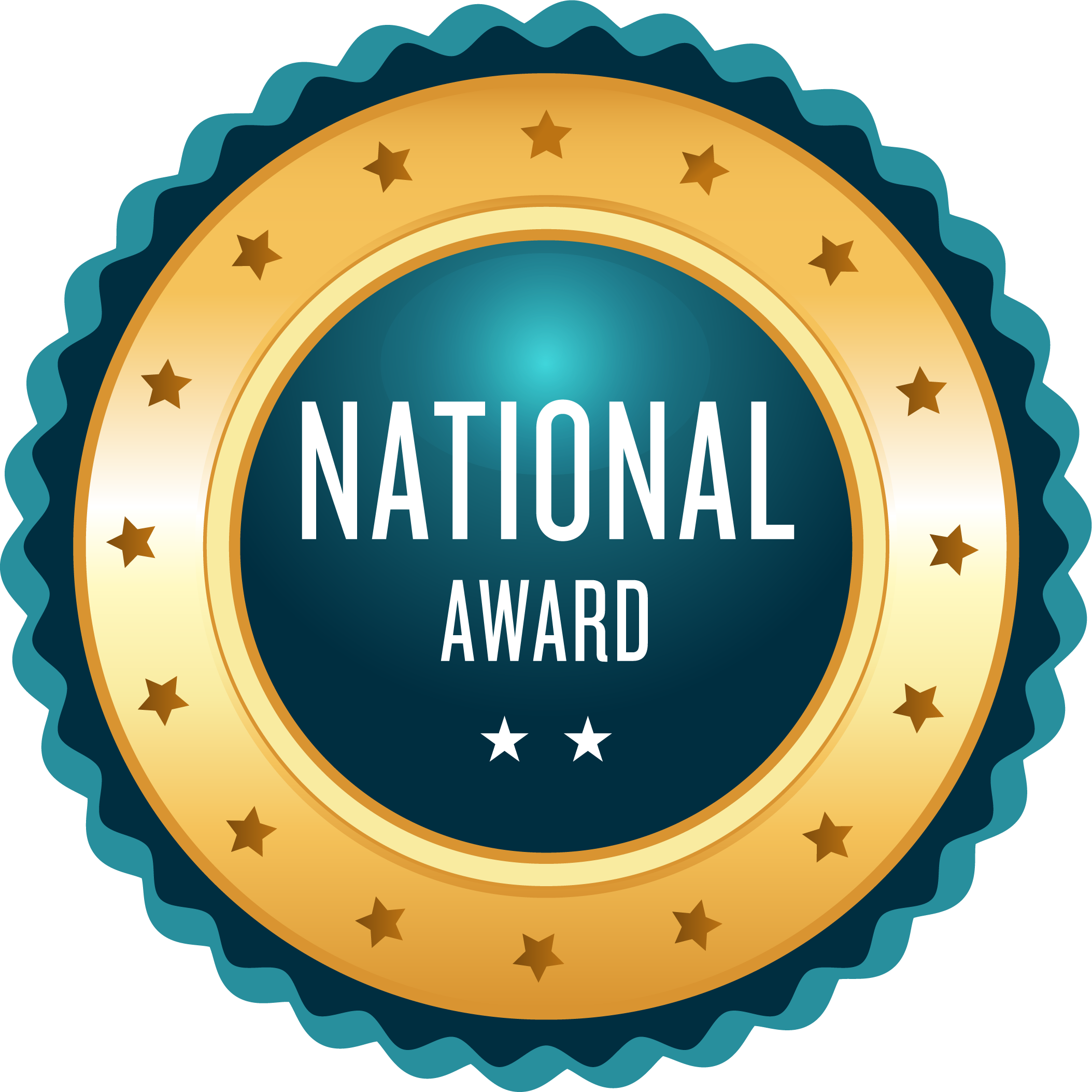 National Award Winner Shield